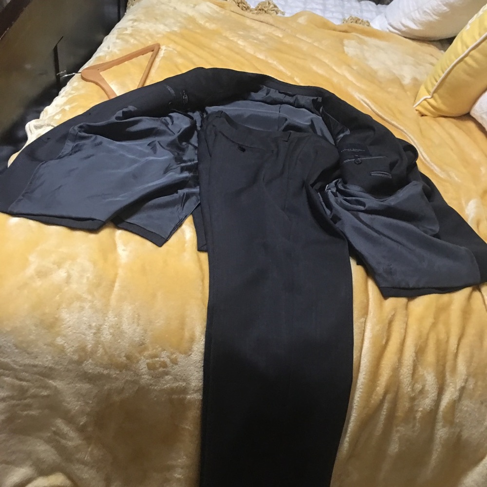 Gray suit